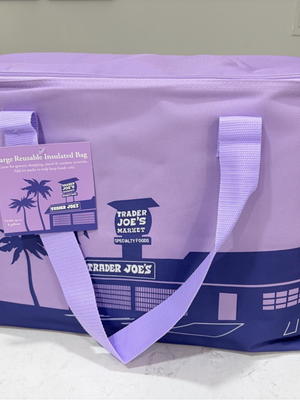 Trader Joe's large lavender Insulated Reusable Bag (verylimited!!)